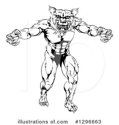 Royalty-Free (RF) Wolf Clipart Illustration by AtStockIllustration - Stock Sample #1296663
