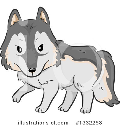 Royalty-Free (RF) Wolf Clipart Illustration by BNP Design Studio - Stock Sample #1332253