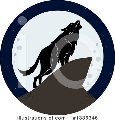 Royalty-Free (RF) Wolf Clipart Illustration by Liron Peer - Stock Sample #1336346