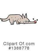 Wolf Clipart #1388778 by lineartestpilot