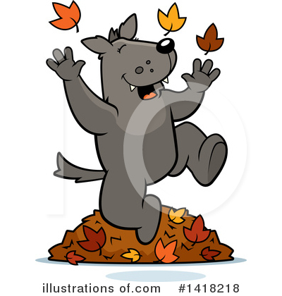 Royalty-Free (RF) Wolf Clipart Illustration by Cory Thoman - Stock Sample #1418218