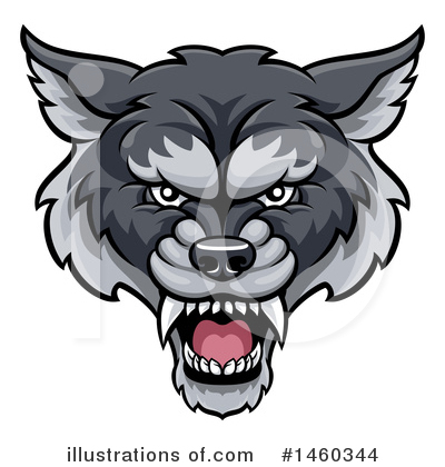 Wolf Clipart #1460344 by AtStockIllustration