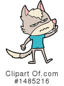 Wolf Clipart #1485216 by lineartestpilot