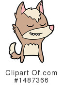 Wolf Clipart #1487366 by lineartestpilot