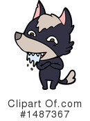 Wolf Clipart #1487367 by lineartestpilot