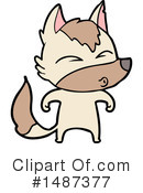 Wolf Clipart #1487377 by lineartestpilot
