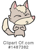 Wolf Clipart #1487382 by lineartestpilot
