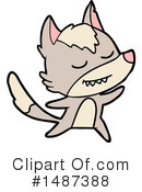 Wolf Clipart #1487388 by lineartestpilot