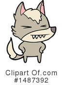 Wolf Clipart #1487392 by lineartestpilot