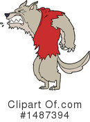 Wolf Clipart #1487394 by lineartestpilot