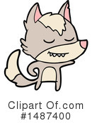 Wolf Clipart #1487400 by lineartestpilot