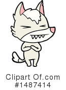 Wolf Clipart #1487414 by lineartestpilot