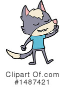 Wolf Clipart #1487421 by lineartestpilot