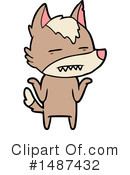 Wolf Clipart #1487432 by lineartestpilot