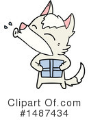 Wolf Clipart #1487434 by lineartestpilot