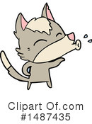 Wolf Clipart #1487435 by lineartestpilot