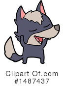 Wolf Clipart #1487437 by lineartestpilot