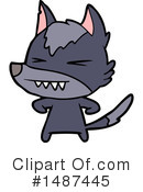 Wolf Clipart #1487445 by lineartestpilot