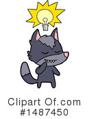 Wolf Clipart #1487450 by lineartestpilot