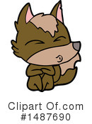 Wolf Clipart #1487690 by lineartestpilot