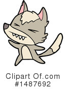 Wolf Clipart #1487692 by lineartestpilot
