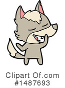 Wolf Clipart #1487693 by lineartestpilot