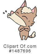 Wolf Clipart #1487696 by lineartestpilot