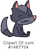 Wolf Clipart #1487704 by lineartestpilot