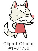 Wolf Clipart #1487709 by lineartestpilot