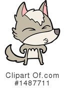 Wolf Clipart #1487711 by lineartestpilot