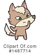 Wolf Clipart #1487714 by lineartestpilot