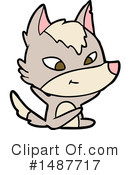 Wolf Clipart #1487717 by lineartestpilot