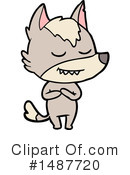 Wolf Clipart #1487720 by lineartestpilot