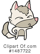 Wolf Clipart #1487722 by lineartestpilot