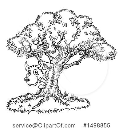 Royalty-Free (RF) Wolf Clipart Illustration by AtStockIllustration - Stock Sample #1498855