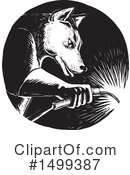 Wolf Clipart #1499387 by patrimonio