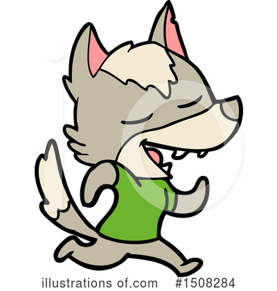 Royalty-Free (RF) Wolf Clipart Illustration by lineartestpilot - Stock Sample #1508284
