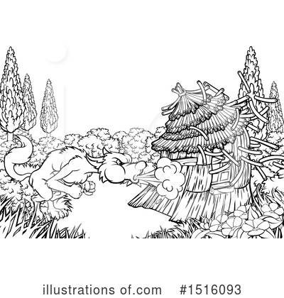 Royalty-Free (RF) Wolf Clipart Illustration by AtStockIllustration - Stock Sample #1516093