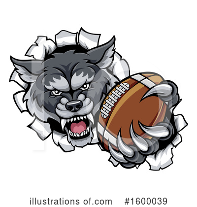 Royalty-Free (RF) Wolf Clipart Illustration by AtStockIllustration - Stock Sample #1600039