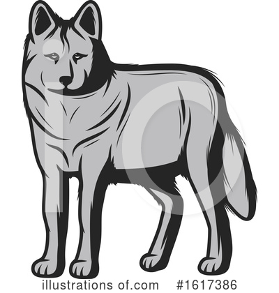 Royalty-Free (RF) Wolf Clipart Illustration by Vector Tradition SM - Stock Sample #1617386