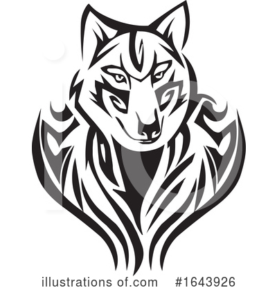 Royalty-Free (RF) Wolf Clipart Illustration by Morphart Creations - Stock Sample #1643926