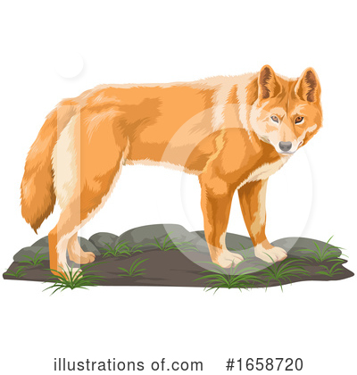 Royalty-Free (RF) Wolf Clipart Illustration by Morphart Creations - Stock Sample #1658720