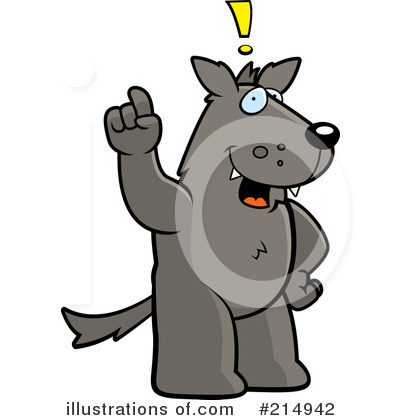 Royalty-Free (RF) Wolf Clipart Illustration by Cory Thoman - Stock Sample #214942