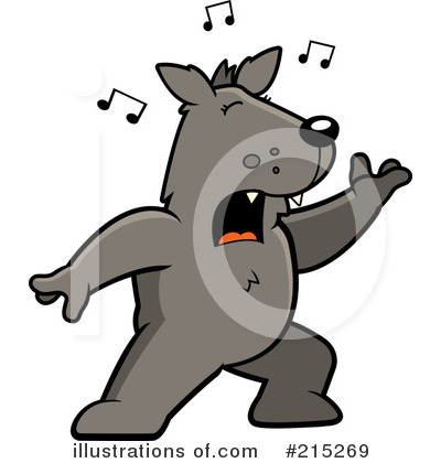 Royalty-Free (RF) Wolf Clipart Illustration by Cory Thoman - Stock Sample #215269