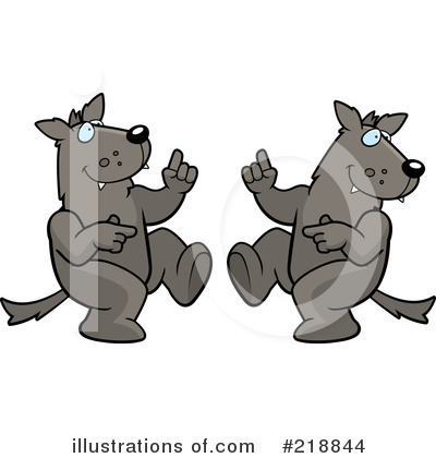 Royalty-Free (RF) Wolf Clipart Illustration by Cory Thoman - Stock Sample #218844