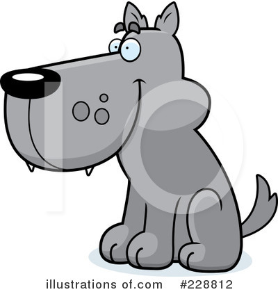 Royalty-Free (RF) Wolf Clipart Illustration by Cory Thoman - Stock Sample #228812