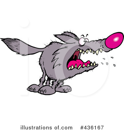Wolf Clipart #436167 by toonaday