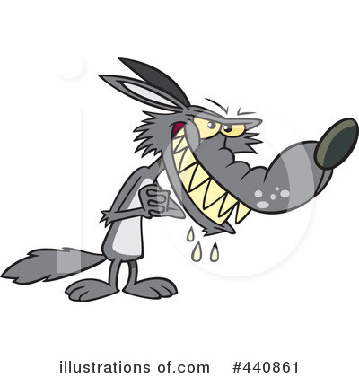 Wolf Clipart #440861 by toonaday