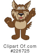Wolf Mascot Clipart #226725 by Mascot Junction