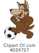 Wolf Mascot Clipart #226727 by Mascot Junction